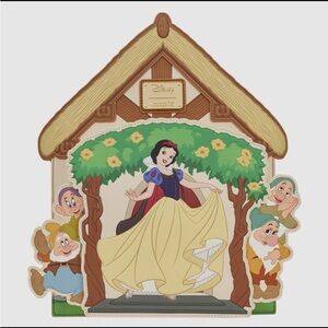 Disney Loungefly Snow White Cottage backpack  – Yellow, Blue, Red, Green NWT